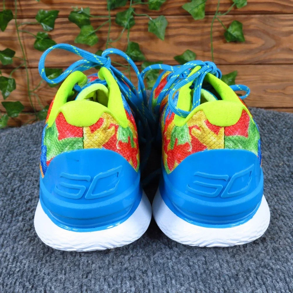 Under Armour Curry 1 Low FloTro Mens Basketball Shoes 10 Sour Patch Kids Blue